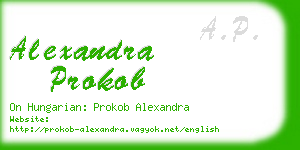 alexandra prokob business card